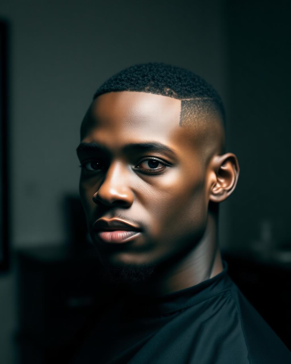 Crisp taper fade with a sharp line-up